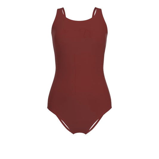 Dark Red Swimsuit