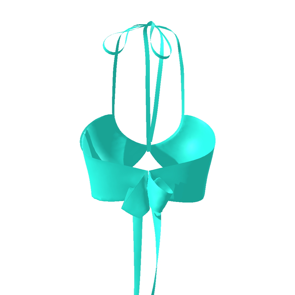 Aurichalcite Halter,Hot Turquoise Halter