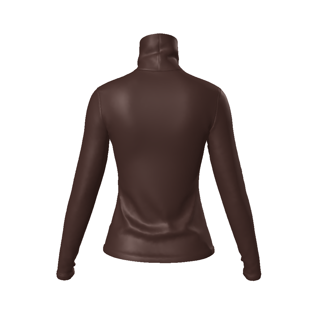 Espresso Brown,Turtleneck,Tops