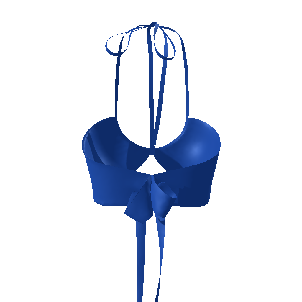 Wow Blue Halter