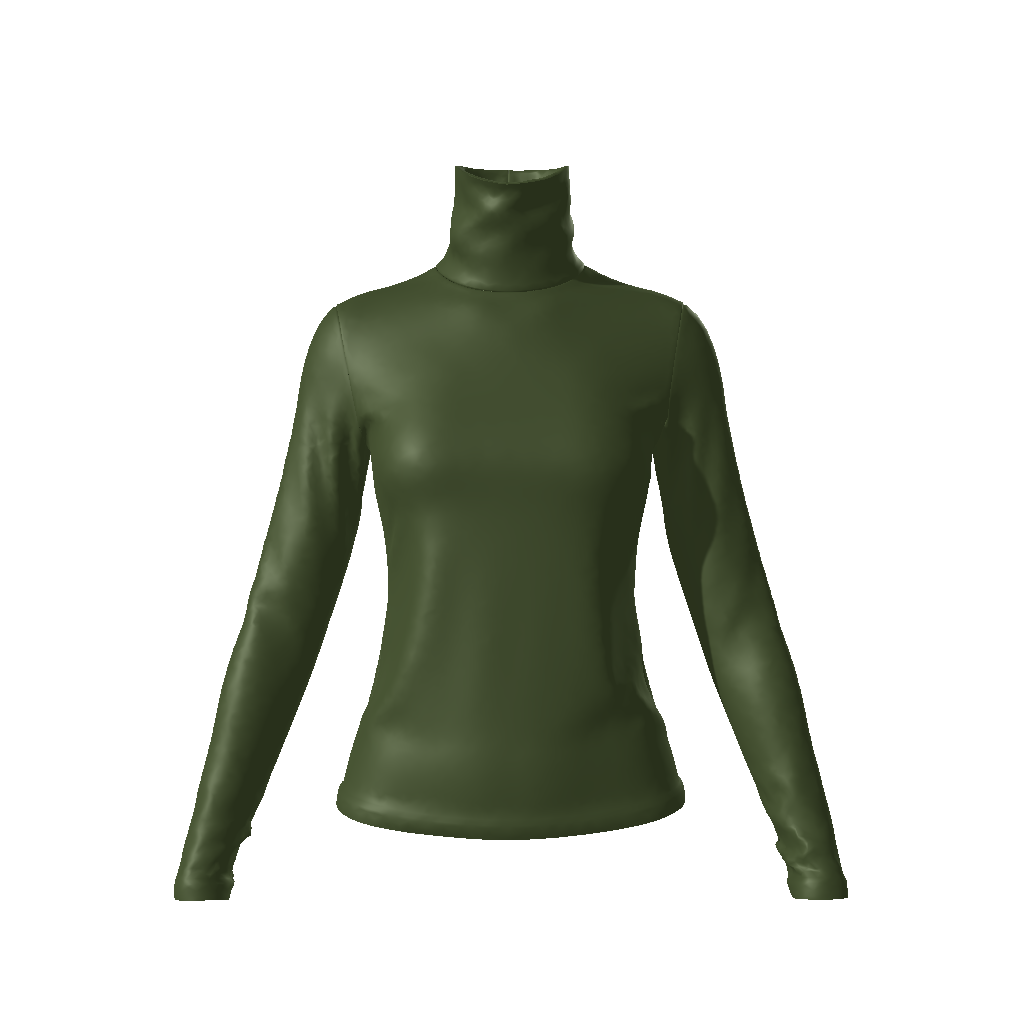 Deep Olive Turtleneck