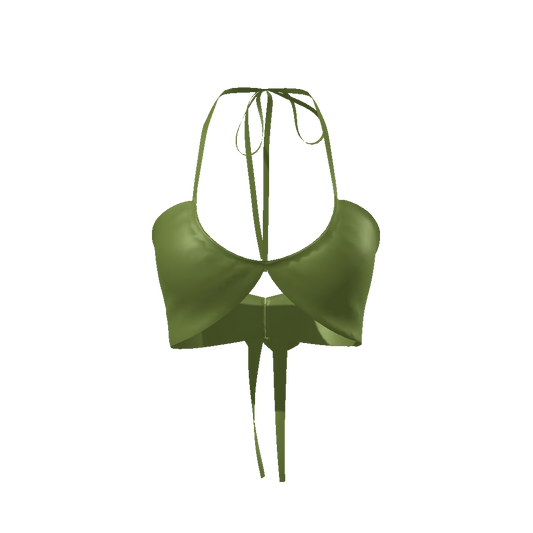 Olive Moss Boss Halter