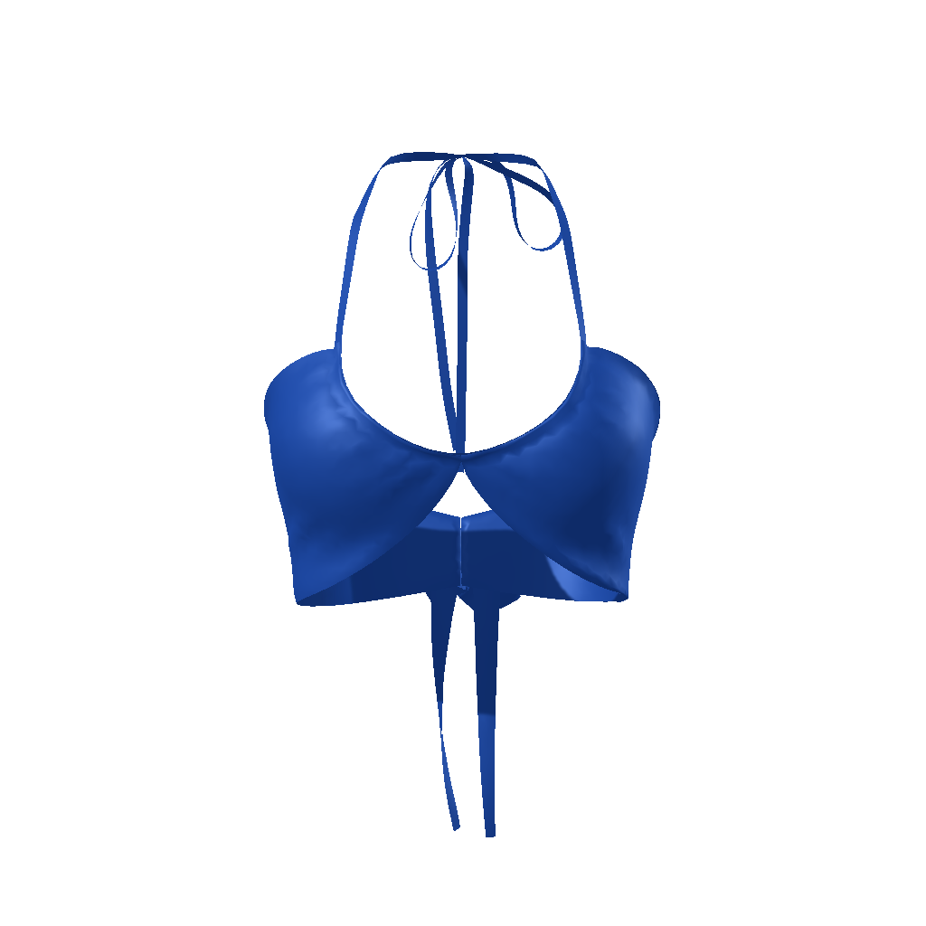 Wow Blue Halter