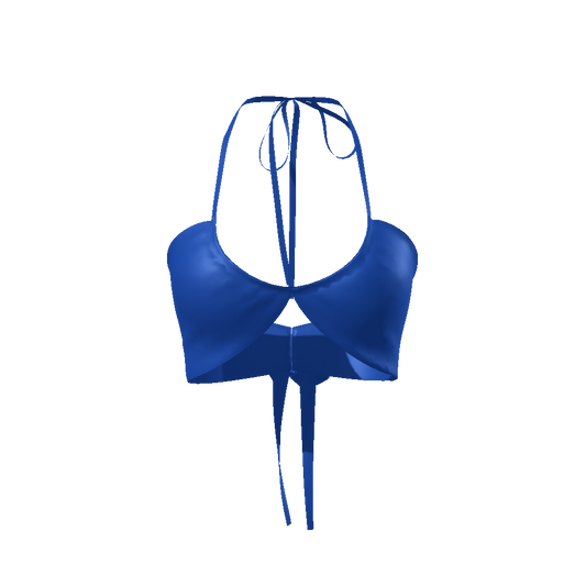 Wow Blue Halter