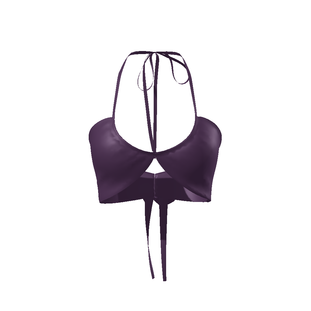 Purple Pennant Halter