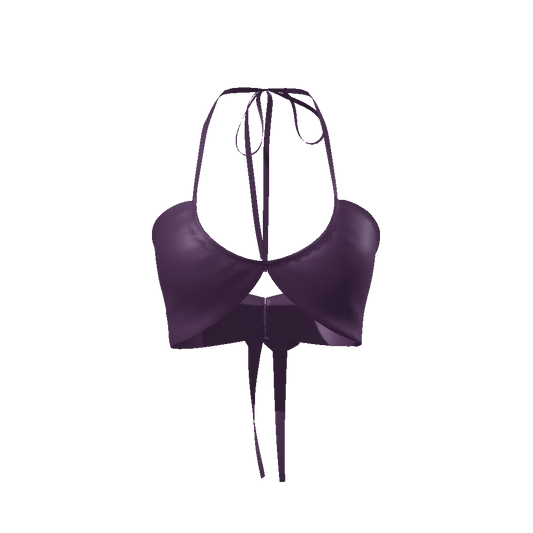 Purple Pennant Halter