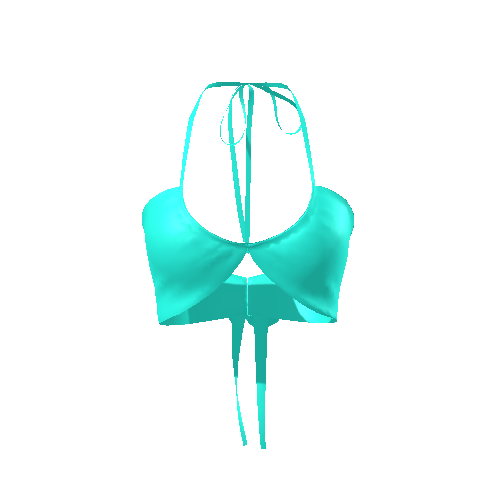 Aurichalcite Halter,Hot Turquoise Halter